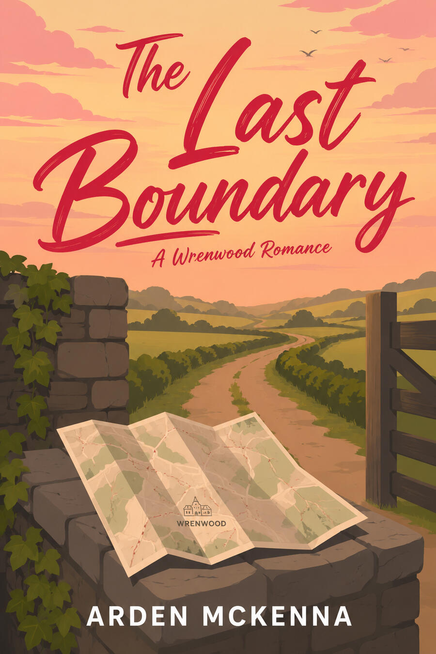 Last Boundary The Last Boundary by Arden McKenna, Book Three in the Wrenwood series, a warm contemporary MM romance about Wil Mercer, River Adler, land stewardship, legacy, and love in Wrenwood.